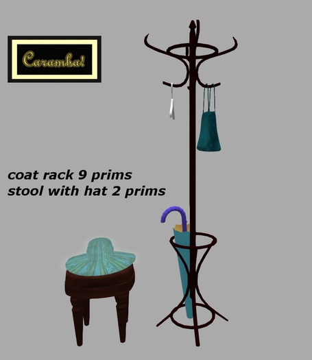 coat rack with accessories -3-