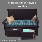 storage bench towels (recline)