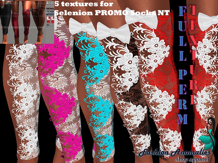 5 textures Selenion PROMO Socks NT