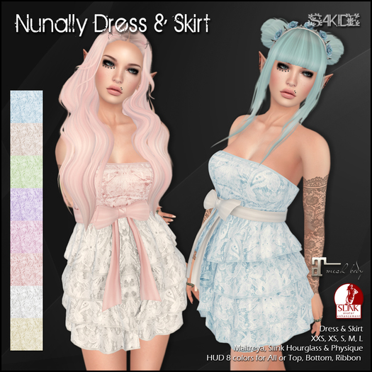 [ SAKIDE ] Nunally Dress & Skirt DEMO