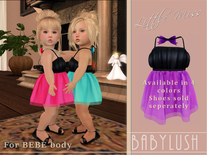 .:BABYLUSH:. "Little Miss" Tulle Dress Magenta