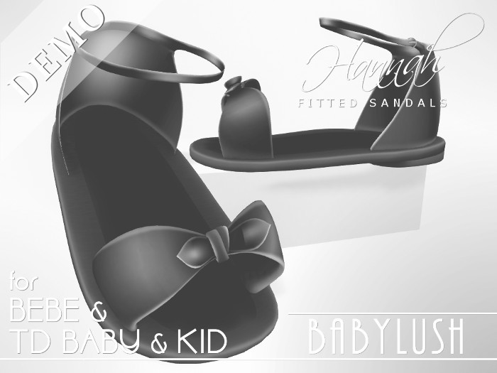 .:BABYLUSH:. "Hannah" Fitted Sandals DEMO