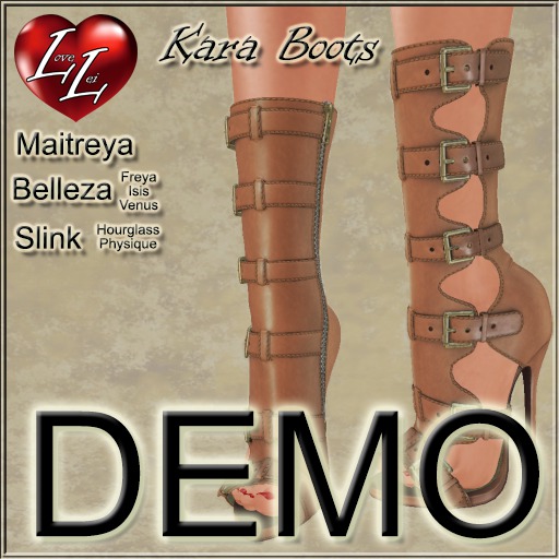 !:LL:! Kara Boots Tan Demo