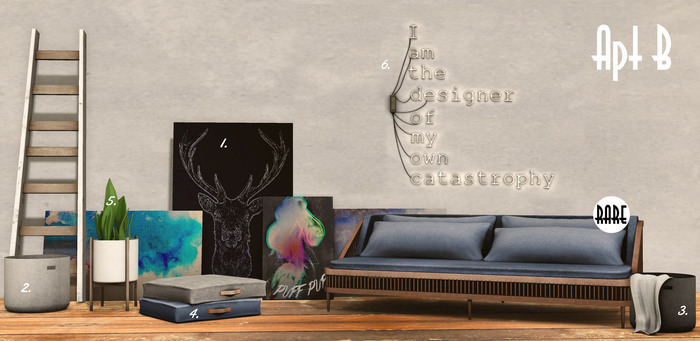 Apt B // Catastrophy Gacha - Ladder Paintings