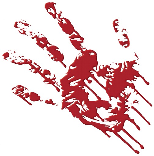 Halloween - Bloody Hand - Left