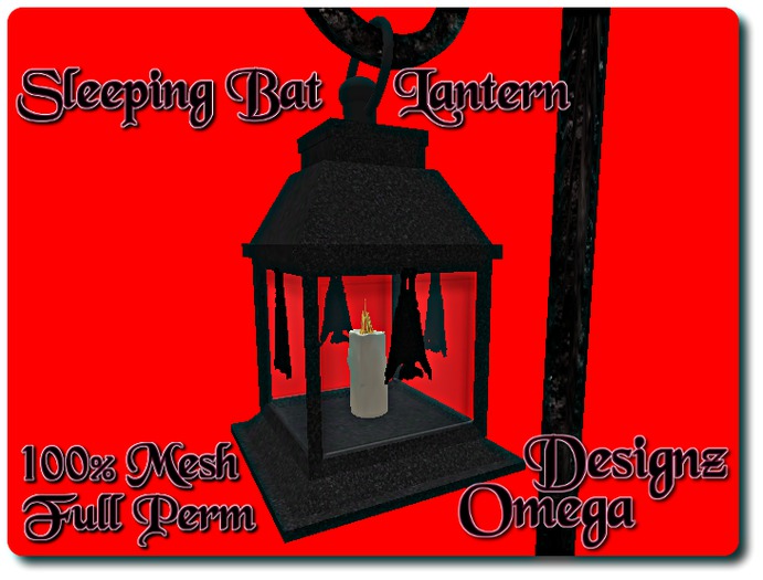 Sleeping Bat Lantern 100% Mesh Full Perm