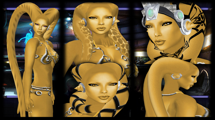 SKBW Rigged Mesh Lekku Yellow