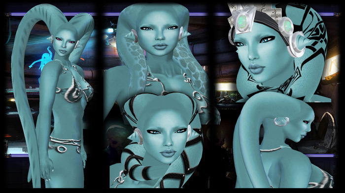 SKBW Rigged Mesh Lekku Blue