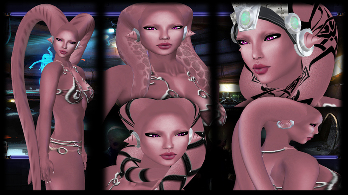 SKBW Rigged Mesh Lekku Pink