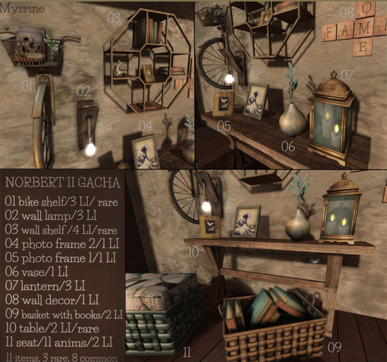 NORBERT II GACHA table RARE