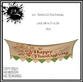 Etc. THANKS GIVING BANNER