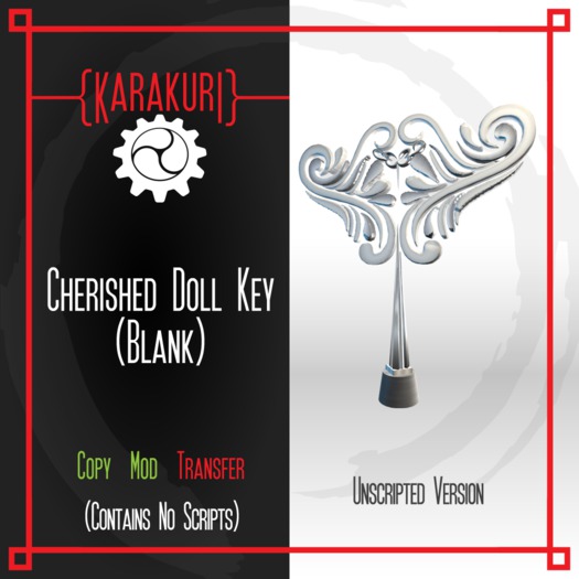 {Karakuri}Cherished Doll Key Blank