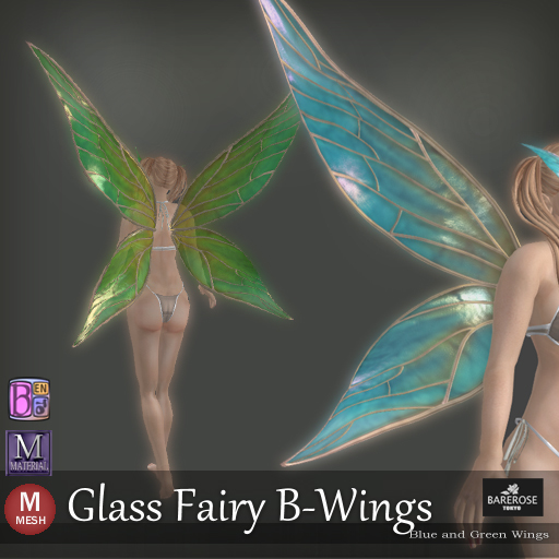 ::: B@R ::: Glass Fairy B-Wings (BENTO Wings)