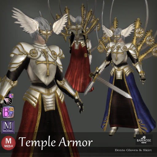 ::: B@R ::: Temple Armor (Bento Gloves and Hem)