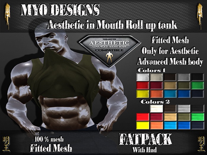 *MD*Aesthetic In Mouth Roll up Tank