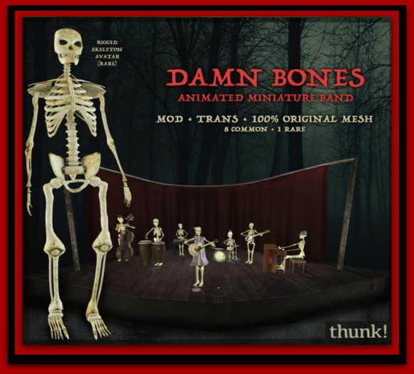 Thunk! Skeleton Conga Player Box
