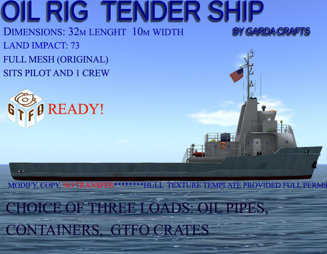 Oil Rig Tender V1 BOX.
