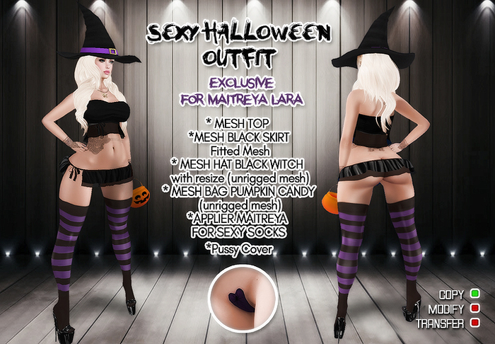 OUTFIT WITCH MESH FOR MAITREYA