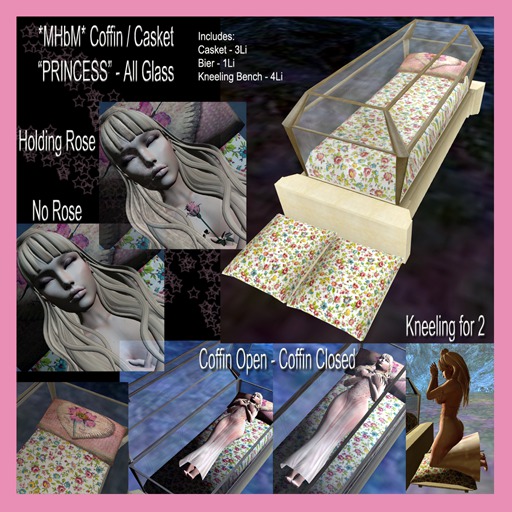 *MHbM* Cemetary Set - PRINCESS All Glass