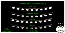 Halloween Mesh Jack - O - Lantern Lights 3E