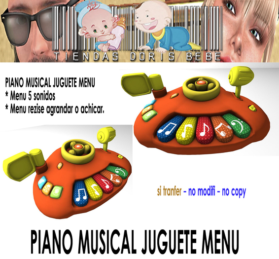 BOLSA PIANO MUSICAL JUGUETE