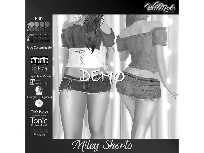 [WellMade] Miley Shorts DEMO