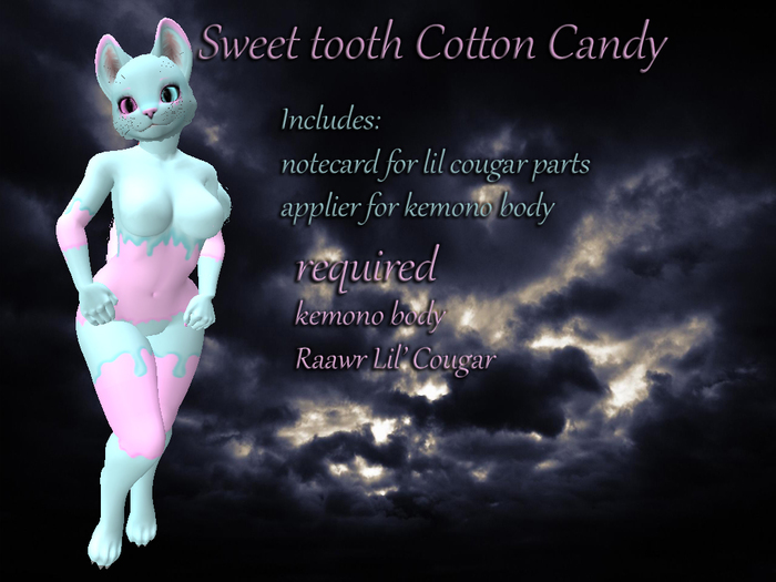 Sweet tooth Cotton candy