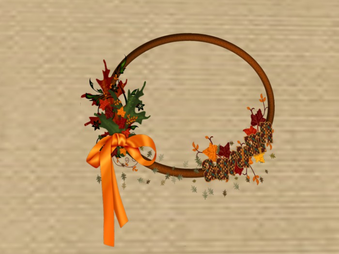 Almost Free Autumn Wreath
