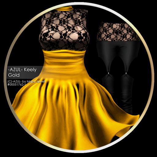 -AZUL- Keely /Gold