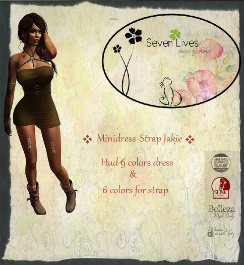 :::::Seven*Lives::::: Minidress & Strap Jackie