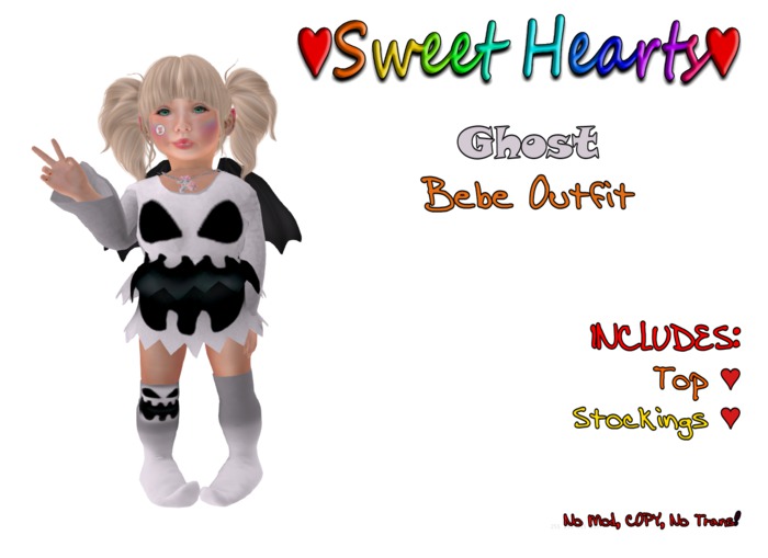 {SH} Bebe Halloween Ghost Outfit