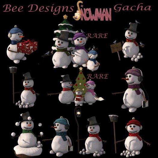 .:Bee Designs:.Snowman Gacha Snowgirl -Headset 3