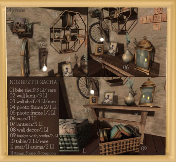 NORBERT II GACHA wall shelf RARE