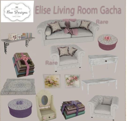 Bee Designs Elise Living Room Gacha Armchair