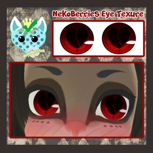 ♥NekoBerries♥- Broken Hearted Kemono Eye Texture Mod
