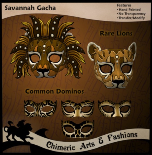 ~Chimeric Fashions~ Cheetah Domino