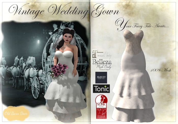 {OBD} VINTAGE WEDDING GOWN [BOXED]