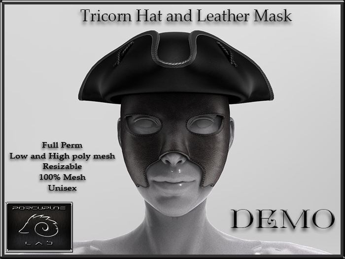 [PL] - DEMO - Tricorn Hat and Leather Mask