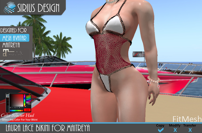 Sirius Design Laura Lace Bikini Boxed