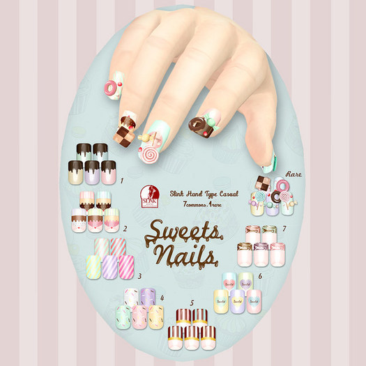 {sallie} Sweets Nail Gacha (2) HUD