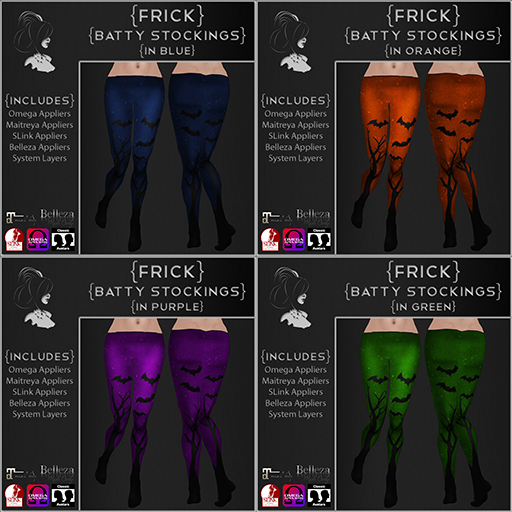 {Frick} Batty Stockings {Fat Pack}