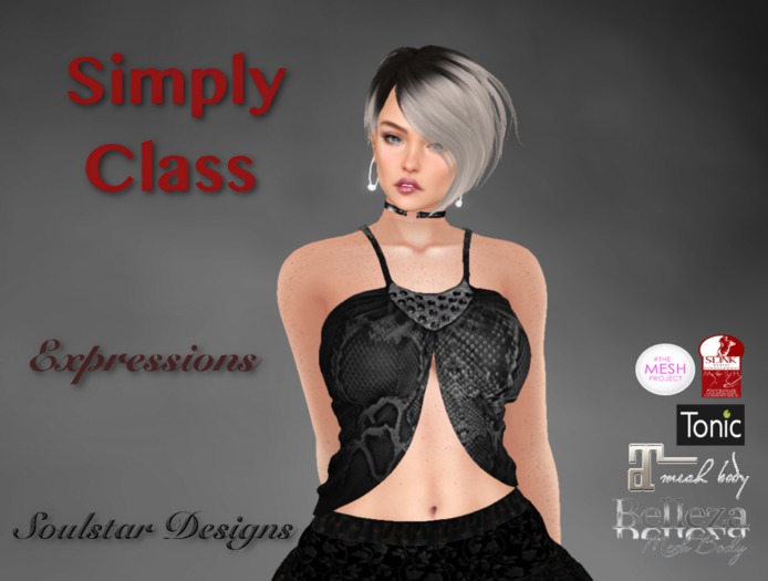 Soulstar Design - Simply Class Tank Black Snake