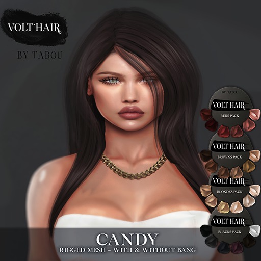 VoltHAIR - CANDY Hair- Fatpack (attach!)