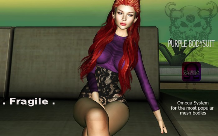 .Fragile. Purple bodysuit OMEGA  (add me)