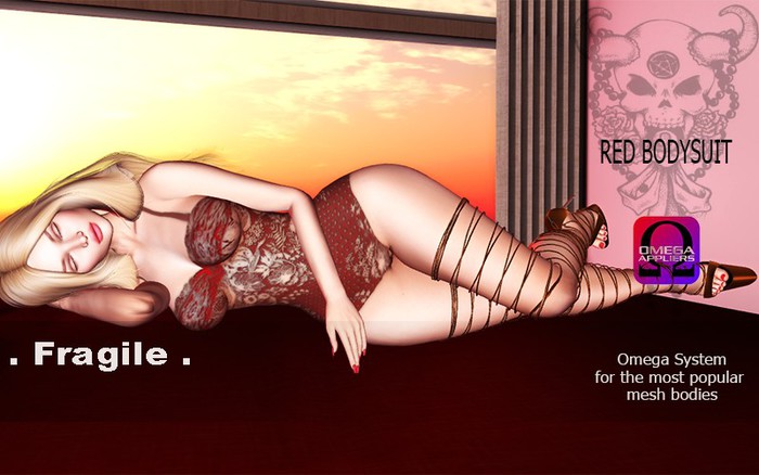 .Fragile. Omega RED LINGERIE - GroupGIFT