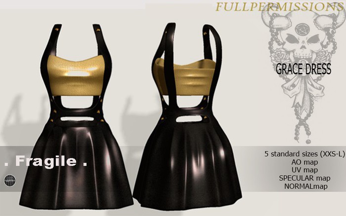 .Fragile. 00102 Teen Dress XXS-L *FULL PERM*