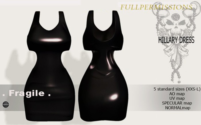 .Fragile. 00101 Mini Dress XXS-L *FULL PERM*