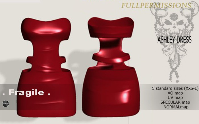 .Fragile.  00100 Micro Dress XXS-L *FULL PERM*