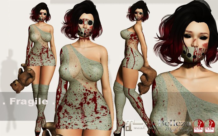 .Fragile. Halloween Outfit - horror MAITREYA SLINK BELLEZA