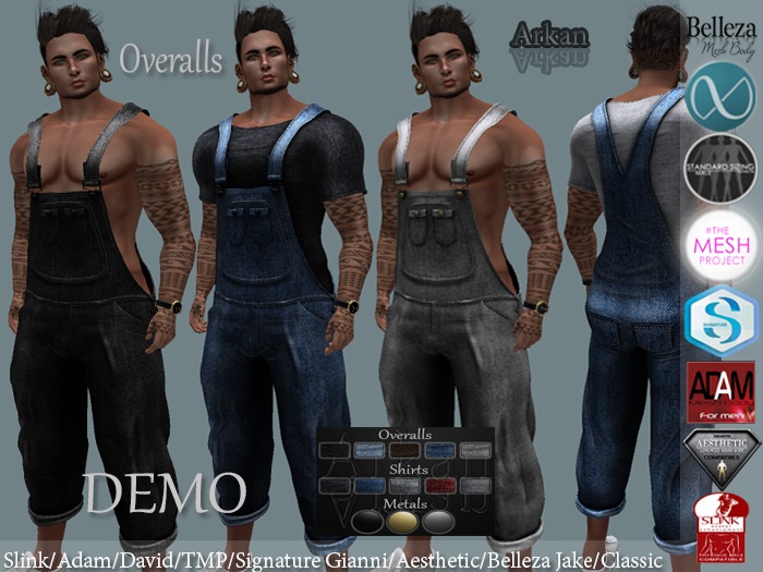 .::Arkan::. Overalls + Fitmesh DEMO